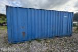 20 fots lagercontainer med VA-materiell, rørdeler og diverse anleggsutstyr