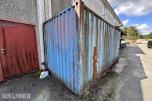 20 fots lagercontainer med hyller og elektrisk opplegg