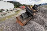 EMA hydraulisk planeringsskuffe 1550 liter , 2000 mm , S80 feste