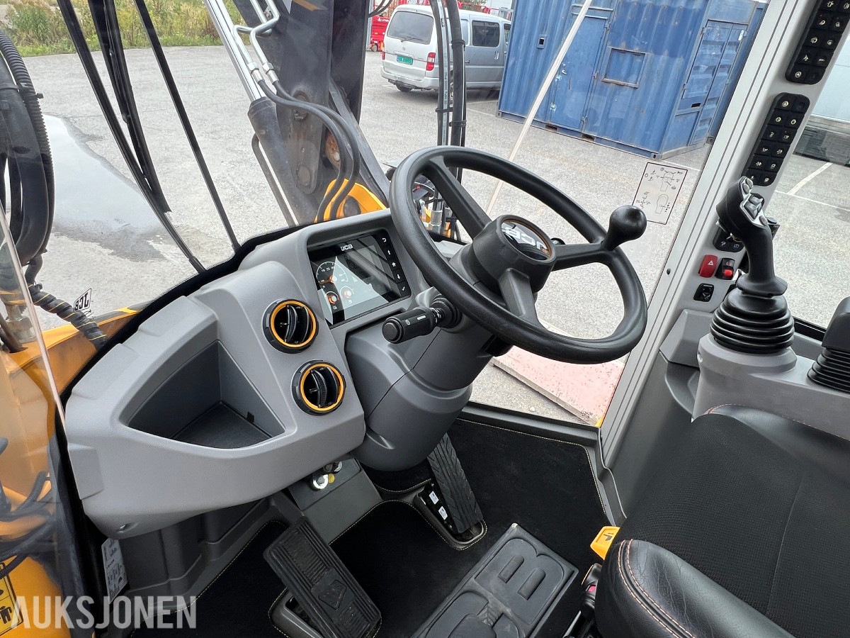 2023 419S Steg S5 Hjullaster - BM-hk, hydr gaffler