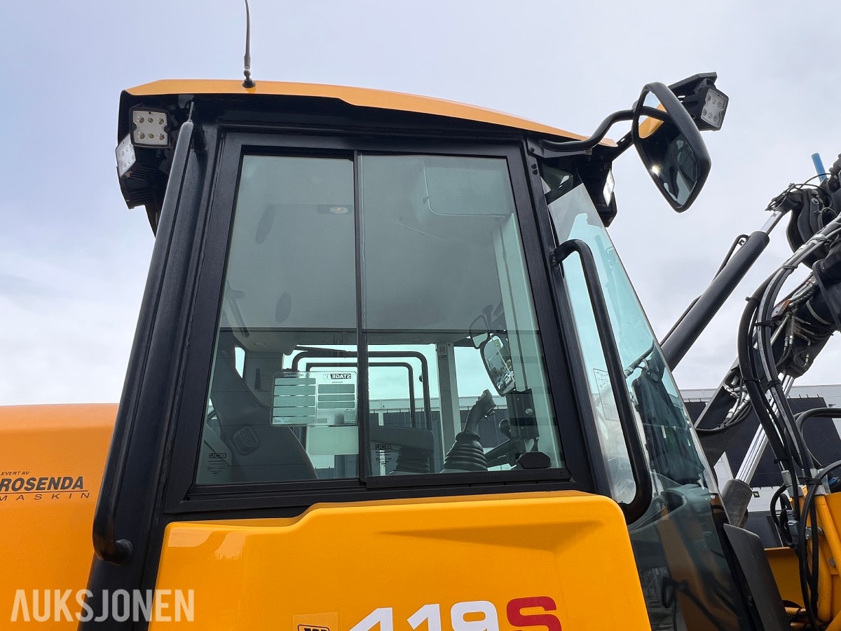 2023 419S Steg S5 Hjullaster - BM-hk, hydr gaffler