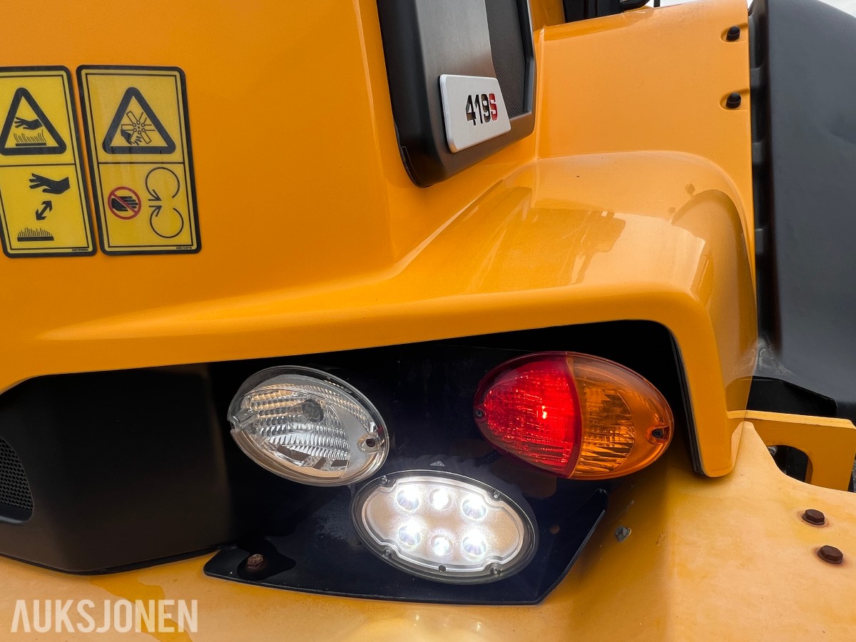 2023 419S Steg S5 Hjullaster - BM-hk, hydr gaffler