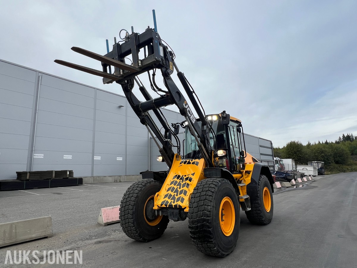 2023 419S Steg S5 Hjullaster - BM-hk, hydr gaffler