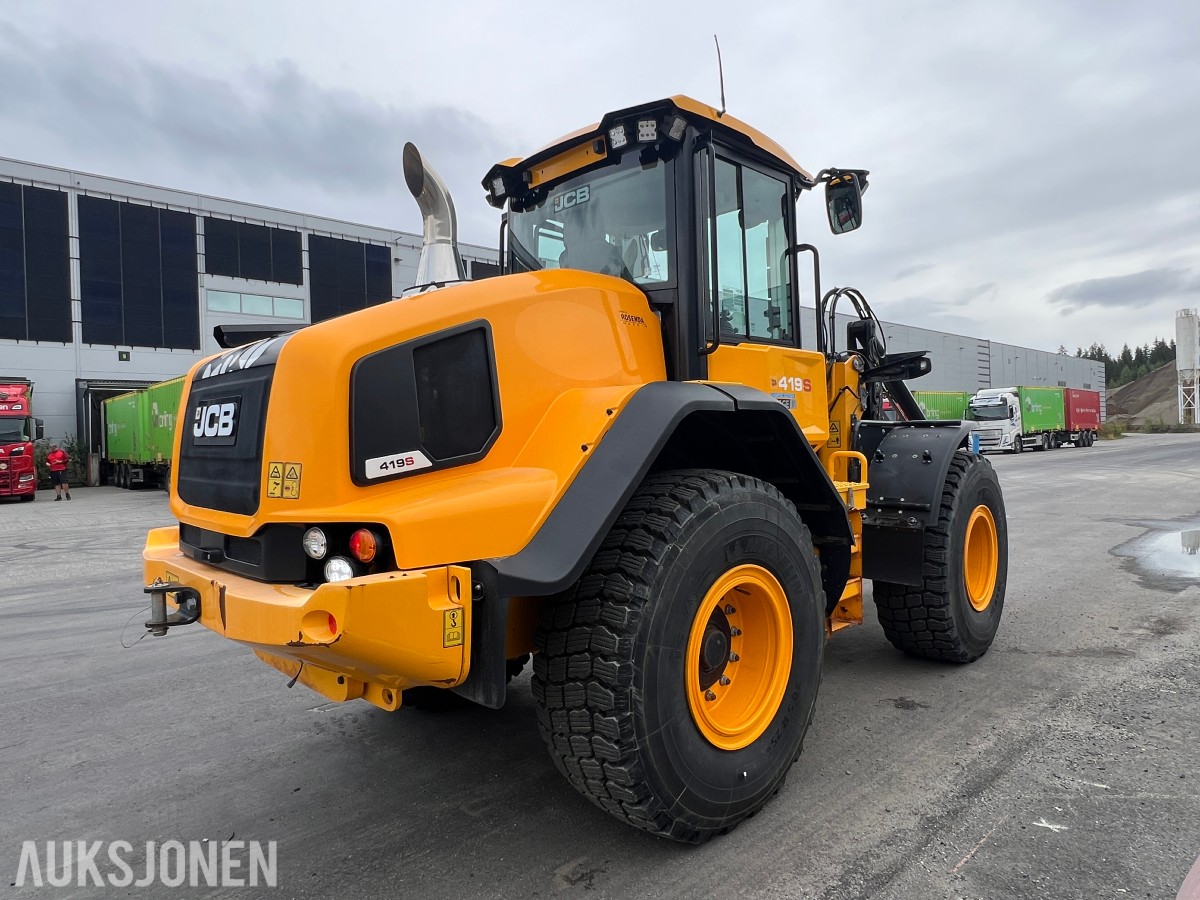2023 419S Steg S5 Hjullaster - BM-hk, hydr gaffler