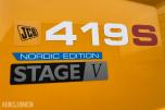 2023 419S Steg S5 Hjullaster - BM-hk, hydr gaffler