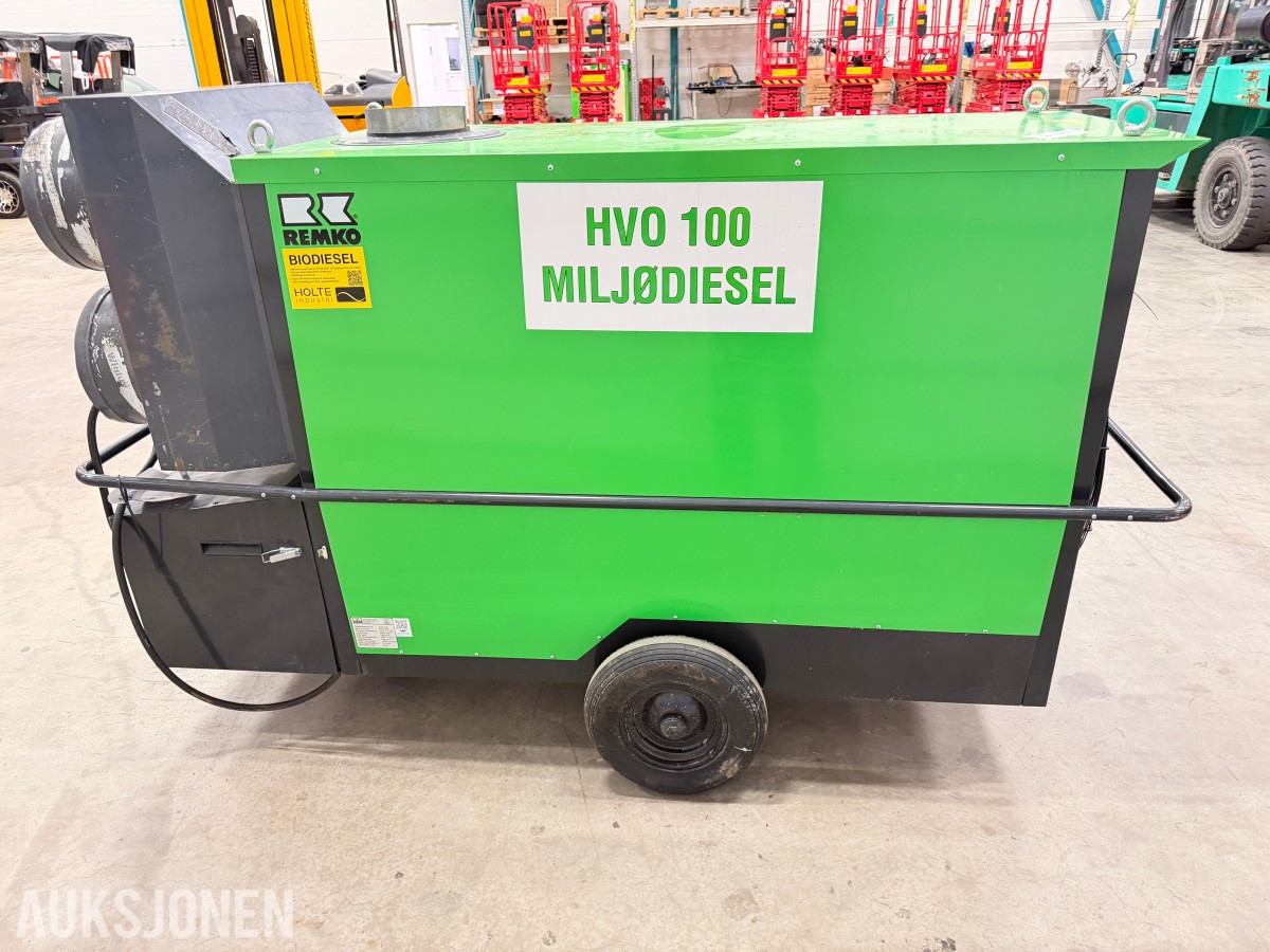 2023 REMKO CLK 120 Diesel/HVO-100 Bio byggvarmer m/utstyr