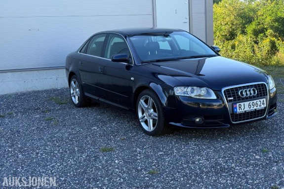 2007 Audi A4 2.0 Bensin 131HK S-line Automat, Cruisekontroll, EU ok til 05.2027