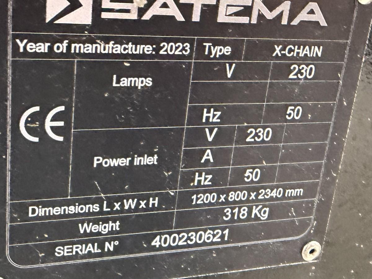 2023 Satema X-Chain 4x230W LED lysmast 7 m