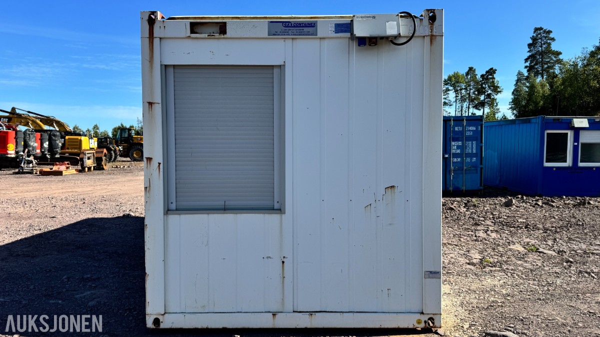 Containex 20-fots mannskapsbrakke / kontorbrakke med inventar