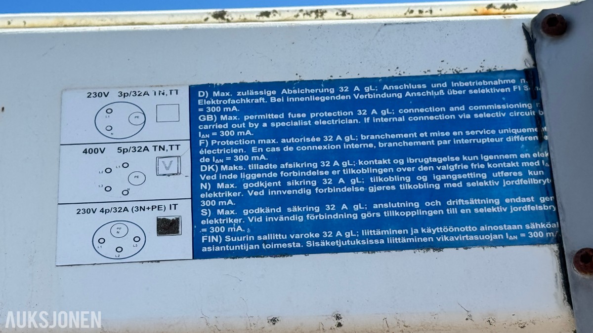 Containex 20-fots mannskapsbrakke / kontorbrakke med inventar