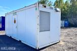 Containex 20-fots mannskapsbrakke / kontorbrakke med inventar