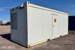 Containex 20-fots mannskapsbrakke / kontorbrakke med inventar