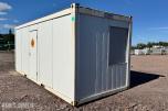 Containex 20-fots mannskapsbrakke / kontorbrakke med inventar