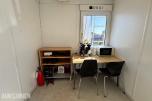 Containex 20-fots mannskapsbrakke / kontorbrakke med inventar