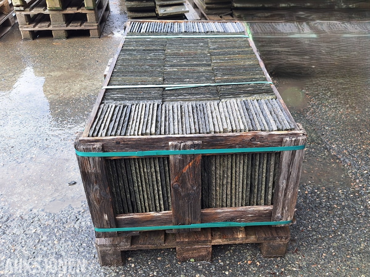 Alta klippet skiferflis – 25,5 m² / 276 stk. – 8–15 mm