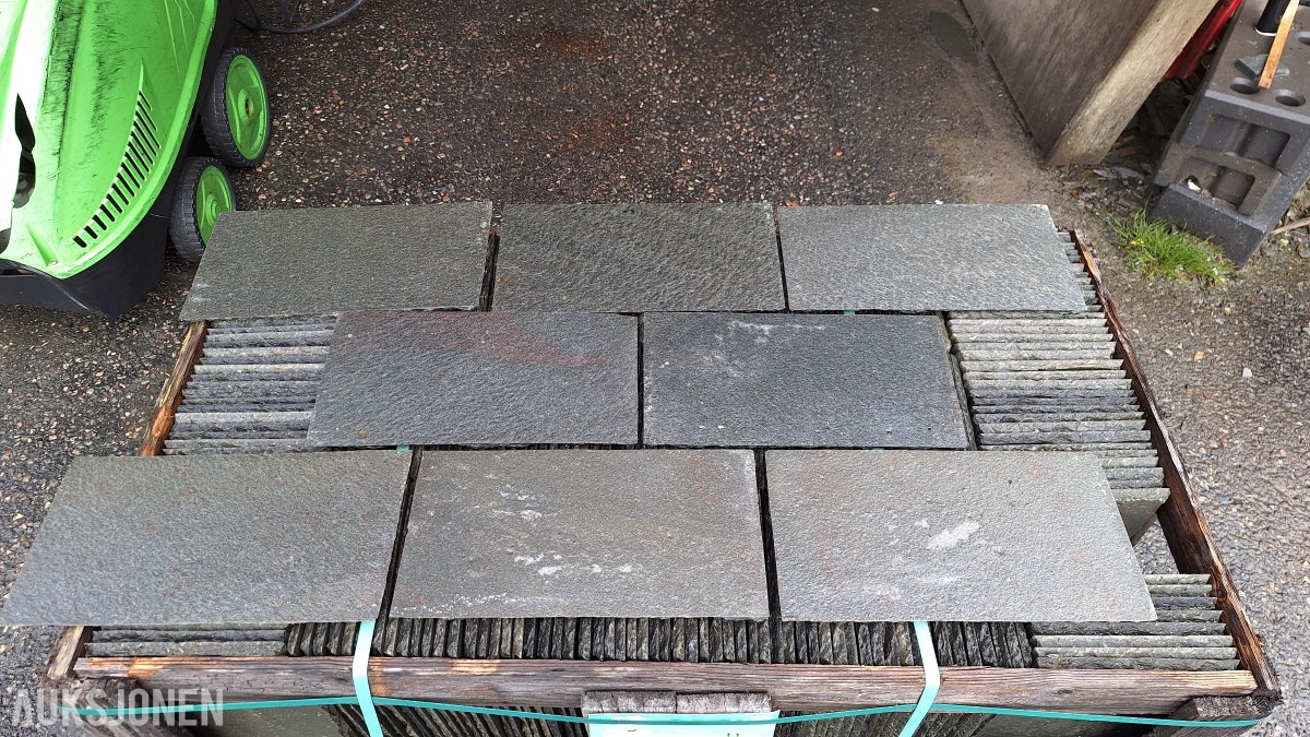 Alta klippet skiferflis – 25,5 m² / 276 stk. – 8–15 mm