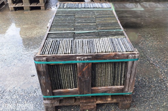 Alta klippet skiferflis – 25,5 m² / 276 stk. – 8–15 mm