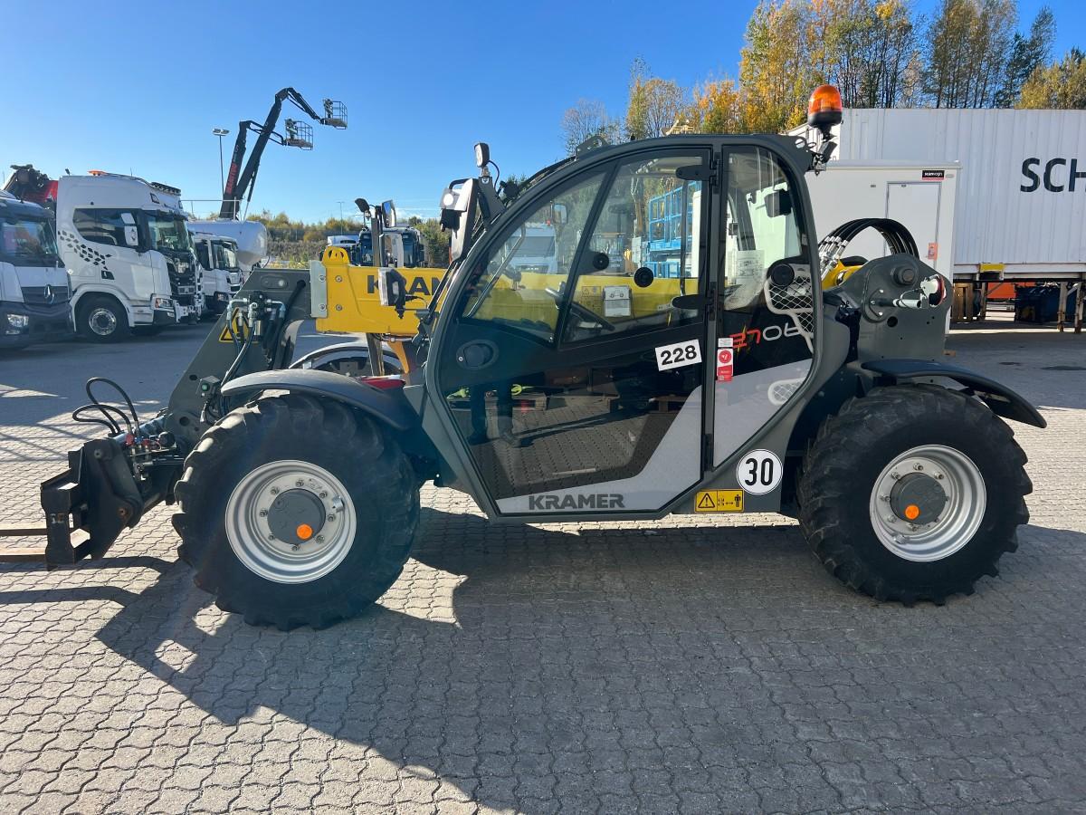 2024 KramerAllrad 2706 teleskoplaster m/hydr pllegaflel kun 531 t