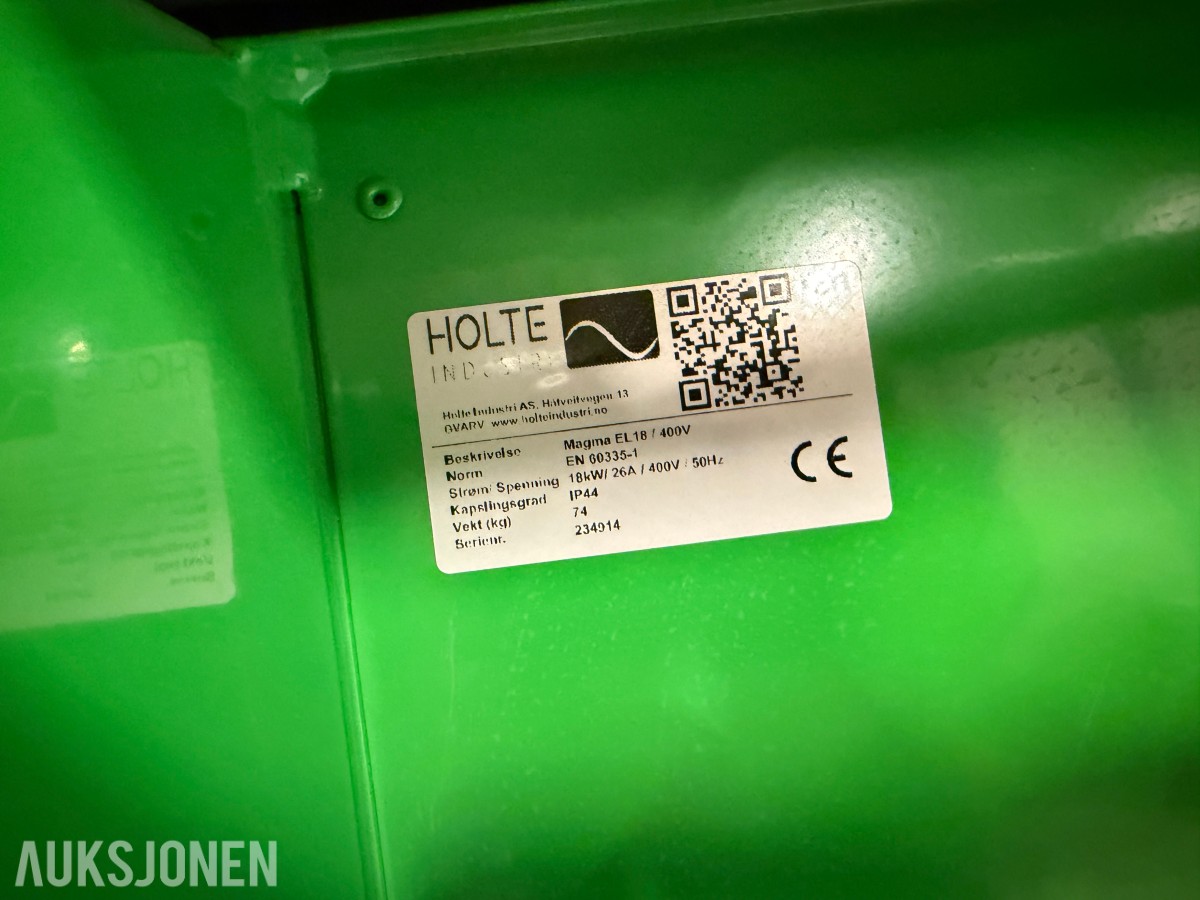 2024 MAGMA EL18 18kW/400V Byggtørker