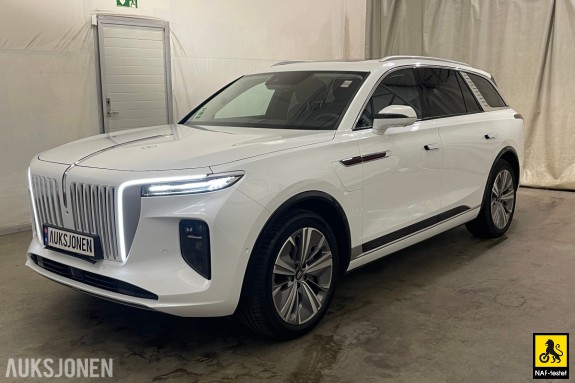 2024 Hongqi E-HS9 EXCLUSIVE 6-SETER HENGERFESTE NAPPA SKINN SOFT CLOSE PANORAMA LUFTFJÆRING 360-KAMERA
