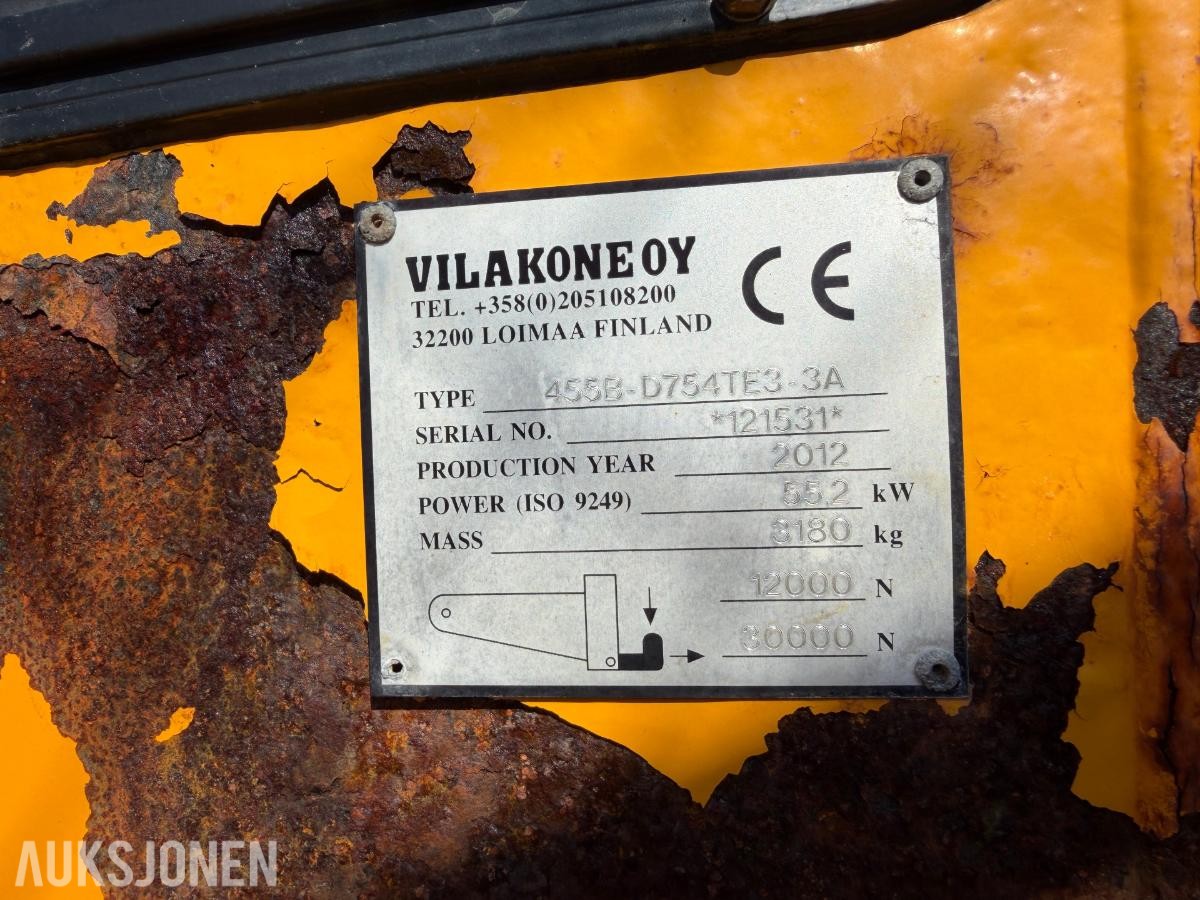 2012 Wille 455B hjullaster