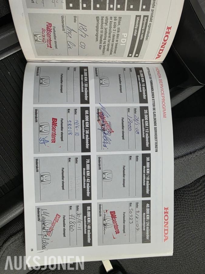 2007 HONDA CIVIC HYBRID 1.3 95hk CVT AUTOMAT CRUISE SETEVARME
