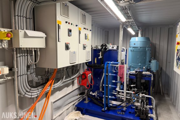 2025 PG Flow Solutions HPU-1600 hydraulikkaggregat – 2 x 250 l/min / 290 bar – 20’ container
