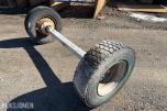 Løs tilhengeraksel med Bridgestone 285/70 R19.5