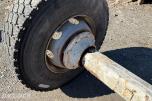 Løs tilhengeraksel med Bridgestone 285/70 R19.5
