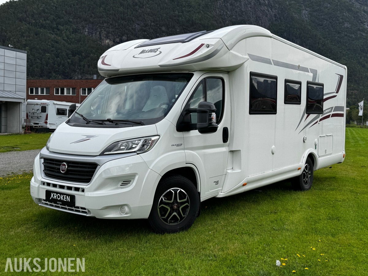 2018 Mclouis Campingbil MC4-75 - 4 sitteplasser - 4 sengeplasser - WC - Dusj - Nyttelast 1197kg - EU ok til juli 2027