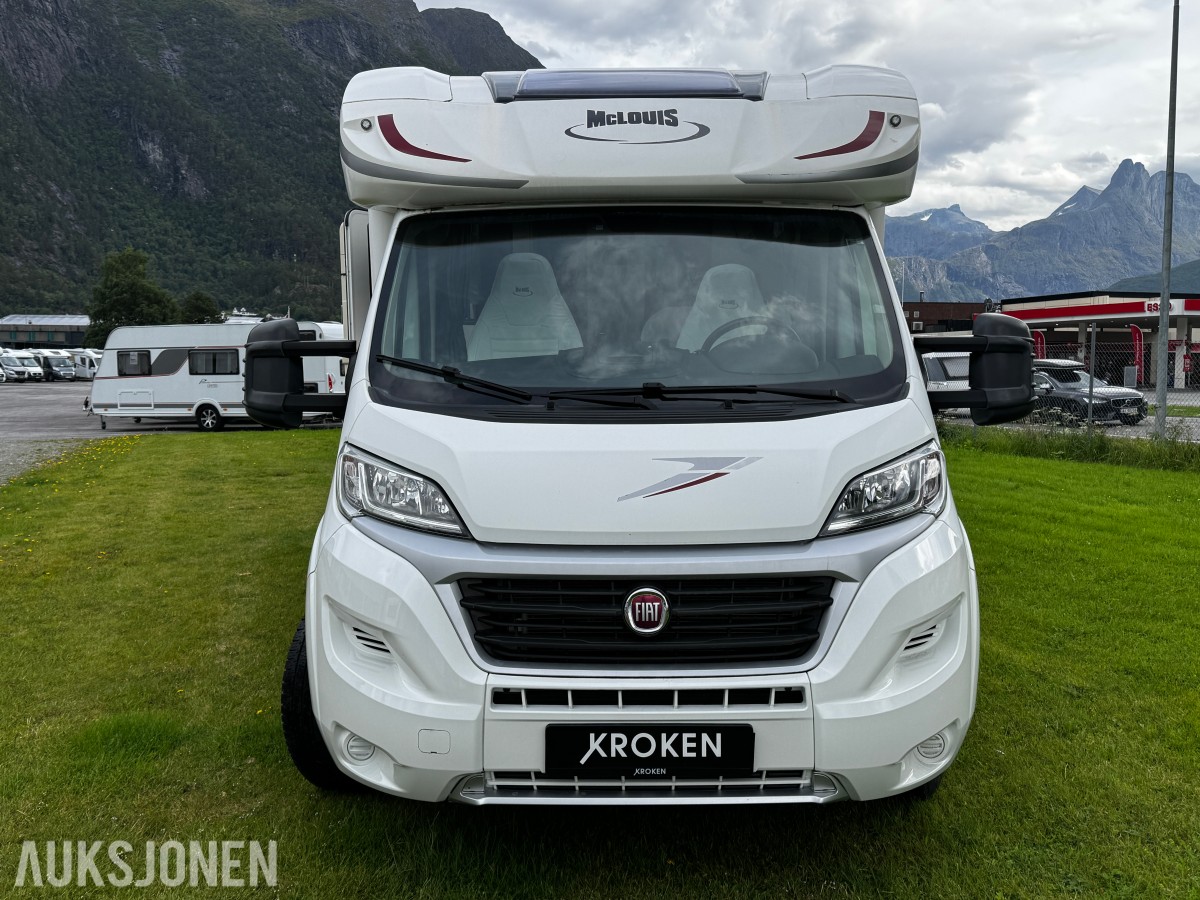 2018 Mclouis Campingbil MC4-75 - 4 sitteplasser - 4 sengeplasser - WC - Dusj - Nyttelast 1197kg - EU ok til juli 2027
