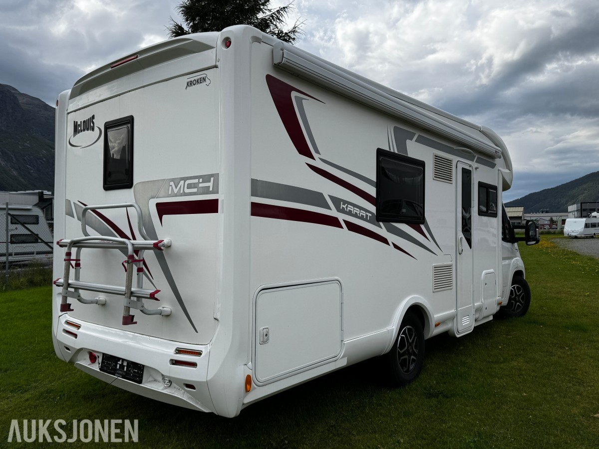 2018 Mclouis Campingbil MC4-75 - 4 sitteplasser - 4 sengeplasser - WC - Dusj - Nyttelast 1197kg - EU ok til juli 2027