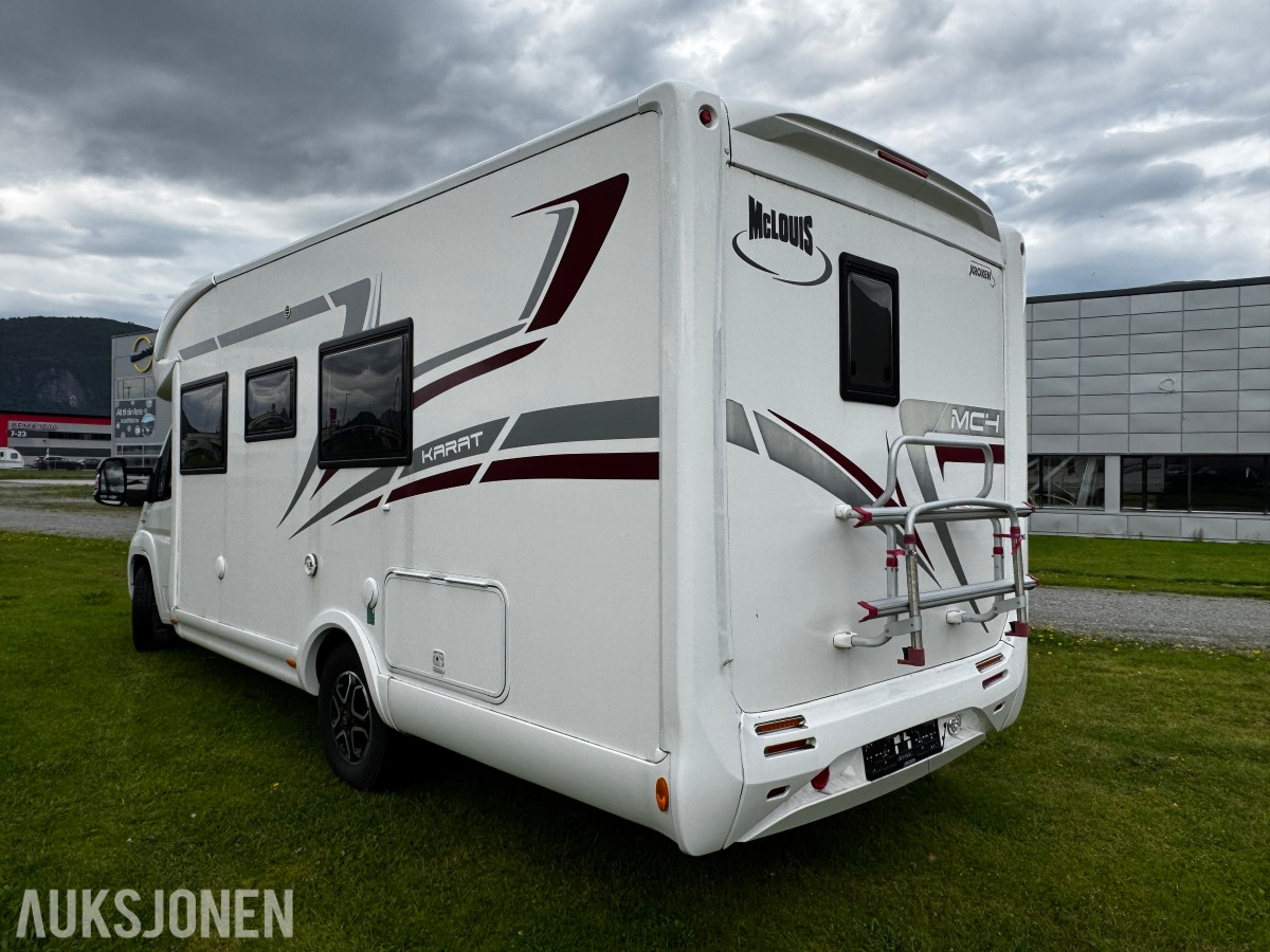 2018 Mclouis Campingbil MC4-75 - 4 sitteplasser - 4 sengeplasser - WC - Dusj - Nyttelast 1197kg - EU ok til juli 2027