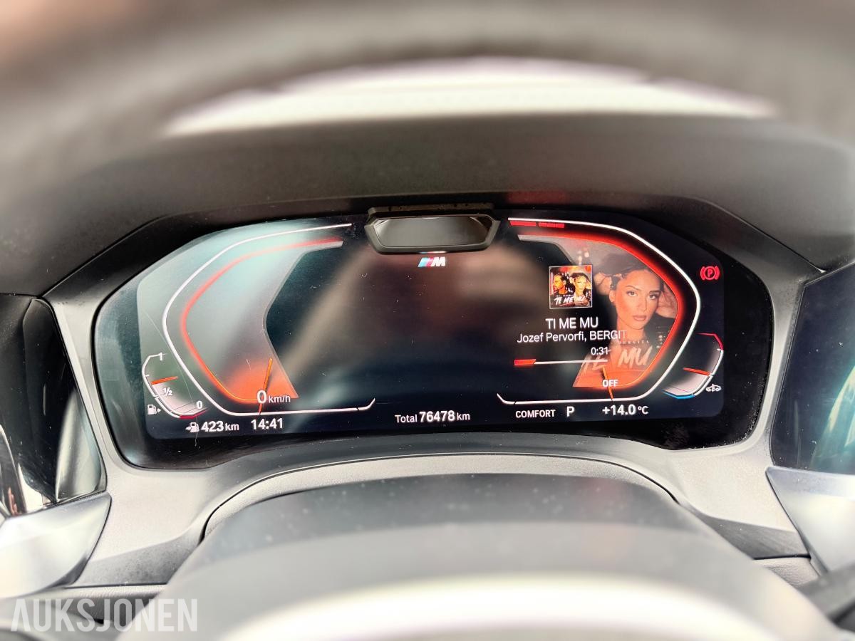 2019 BMW 3-serie, 330i, 76800km, Automat, S+V dekk