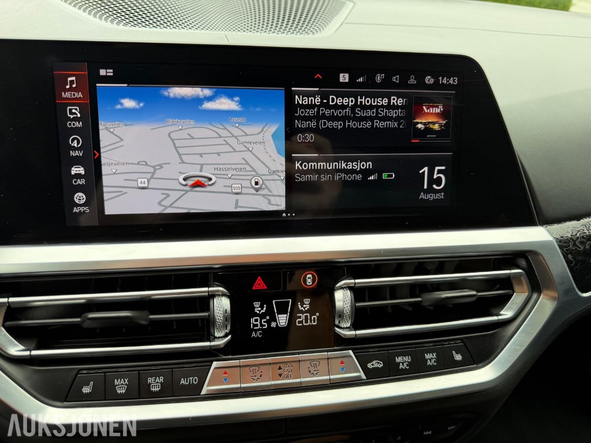 2019 BMW 3-serie, 330i, 76800km, Automat, S+V dekk