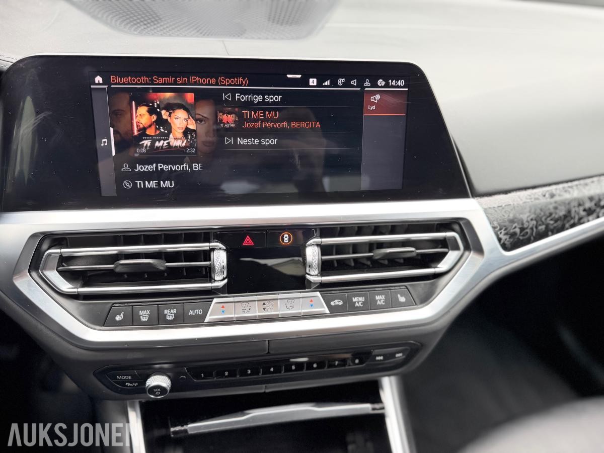 2019 BMW 3-serie, 330i, 76800km, Automat, S+V dekk