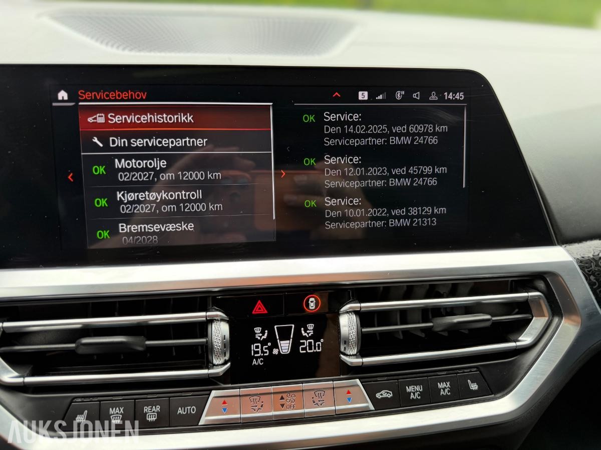 2019 BMW 3-serie, 330i, 76800km, Automat, S+V dekk