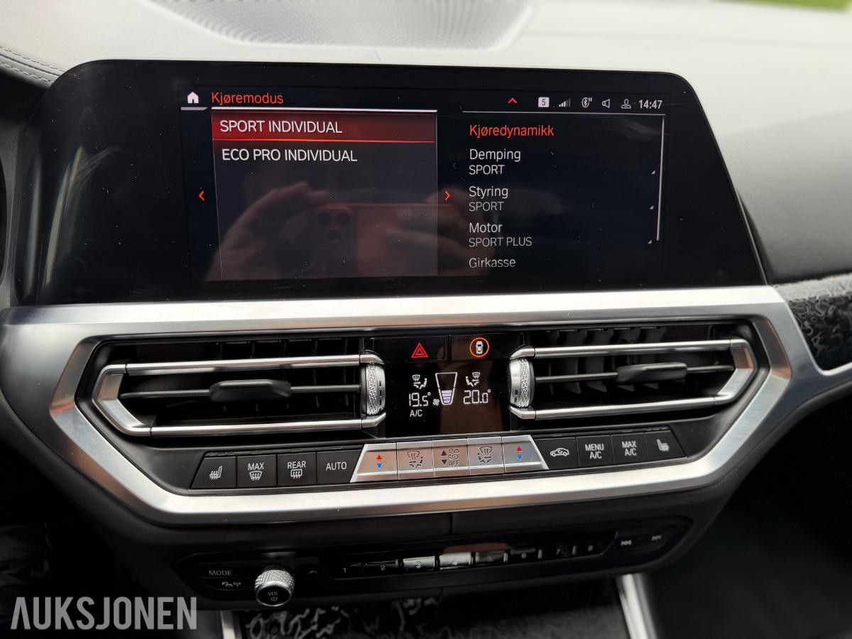 2019 BMW 3-serie, 330i, 76800km, Automat, S+V dekk