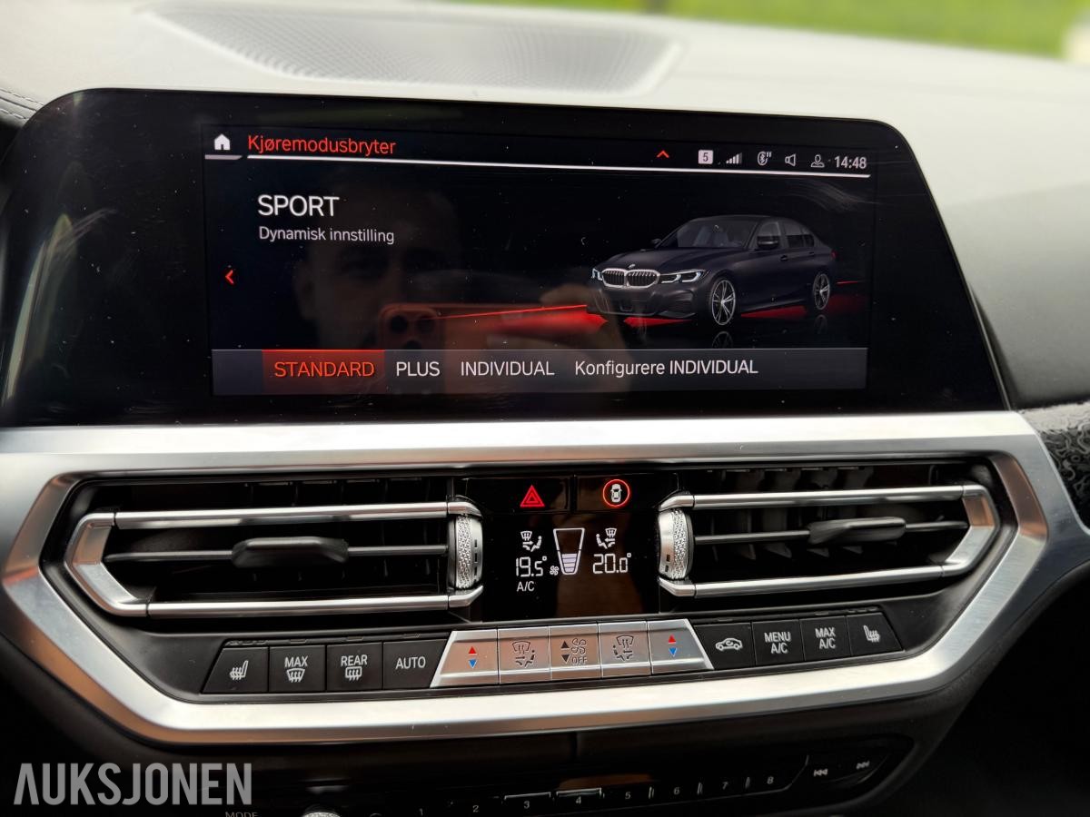 2019 BMW 3-serie, 330i, 76800km, Automat, S+V dekk