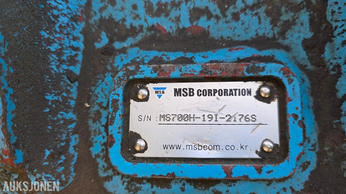MSB MS700H hydraulisk hammer – ca. 750 kg