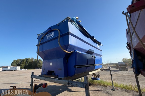 2005 Schmidt Stratos B120-42 VCLN490 kombispreder - 12 m³ tørrstoffkapasitet - 3000 liter væsketank - egenvekt 1808 kg
