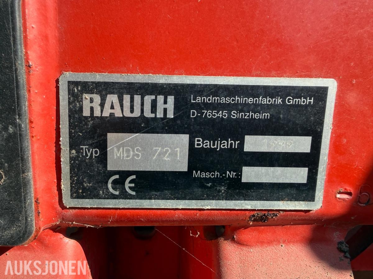 1999 Rauch MDS 721 kunstgjødselspreder