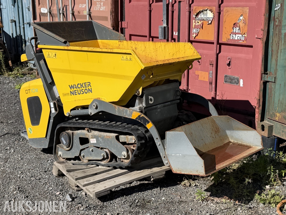 2023 Wacker Neuson DT10e beltedumper, ingen minstepris, rep.objekt