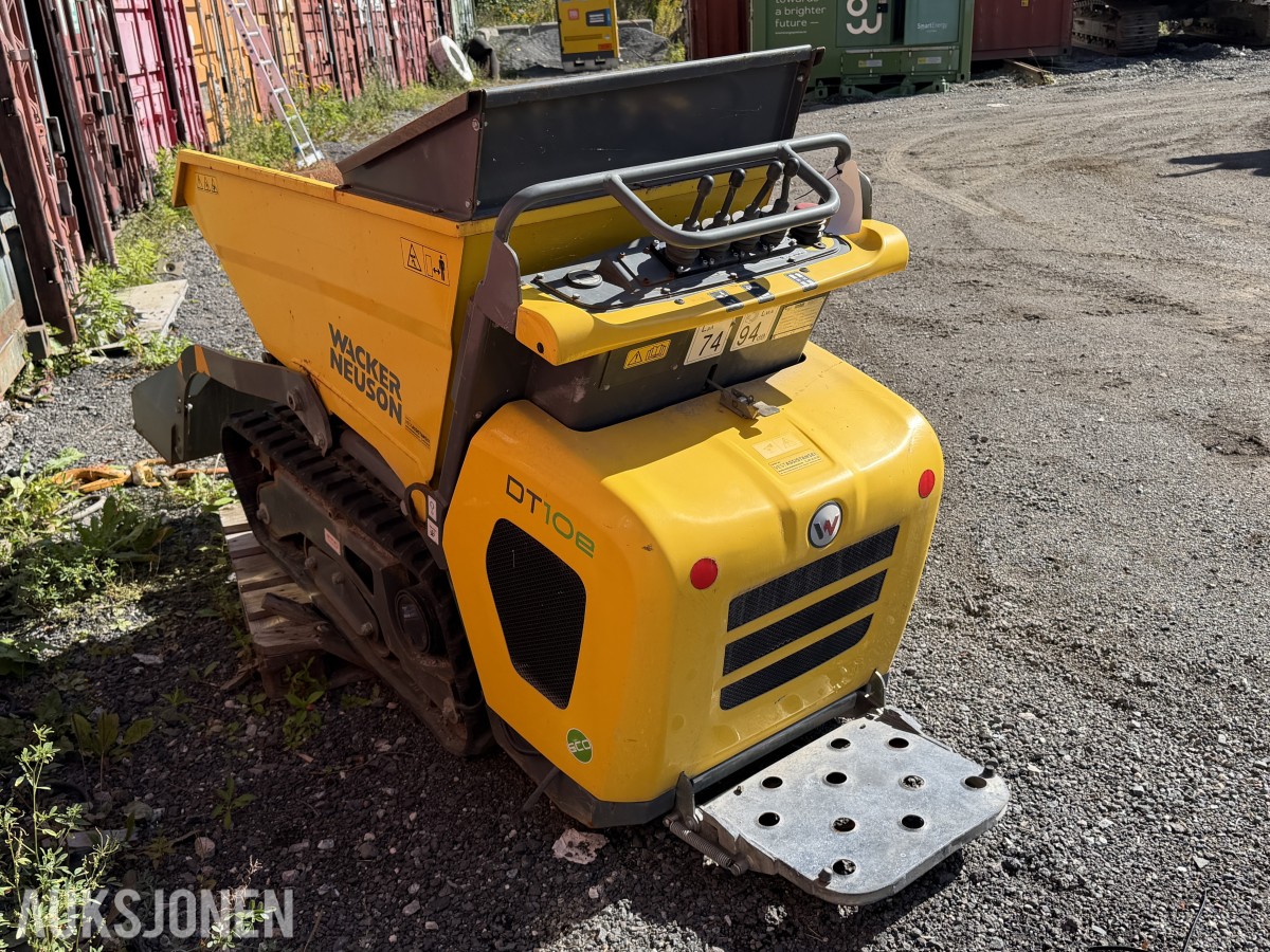 2023 Wacker Neuson DT10e beltedumper, ingen minstepris, rep.objekt