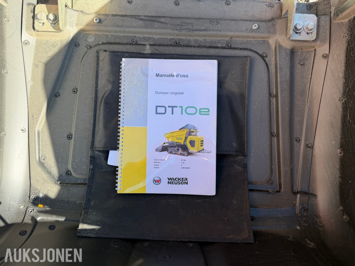 2023 Wacker Neuson DT10e beltedumper, ingen minstepris, rep.objekt