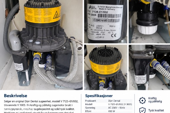 Dürr Dental VSA 300 S suge- og separasjonsenhet 230V – 2012