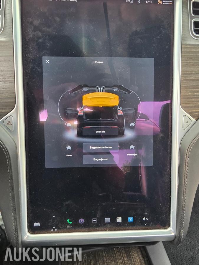 2016 Tesla Model X 90D 6-seter Panorama soltak, Hengerfeste, Ryggekamera