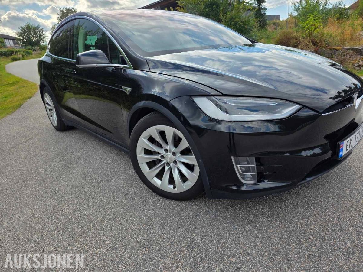2016 Tesla Model X 90D 6-seter Panorama soltak, Hengerfeste, Ryggekamera