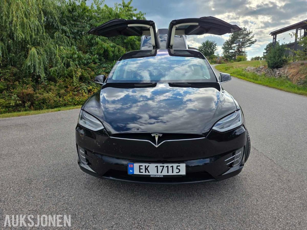 2016 Tesla Model X 90D 6-seter Panorama soltak, Hengerfeste, Ryggekamera