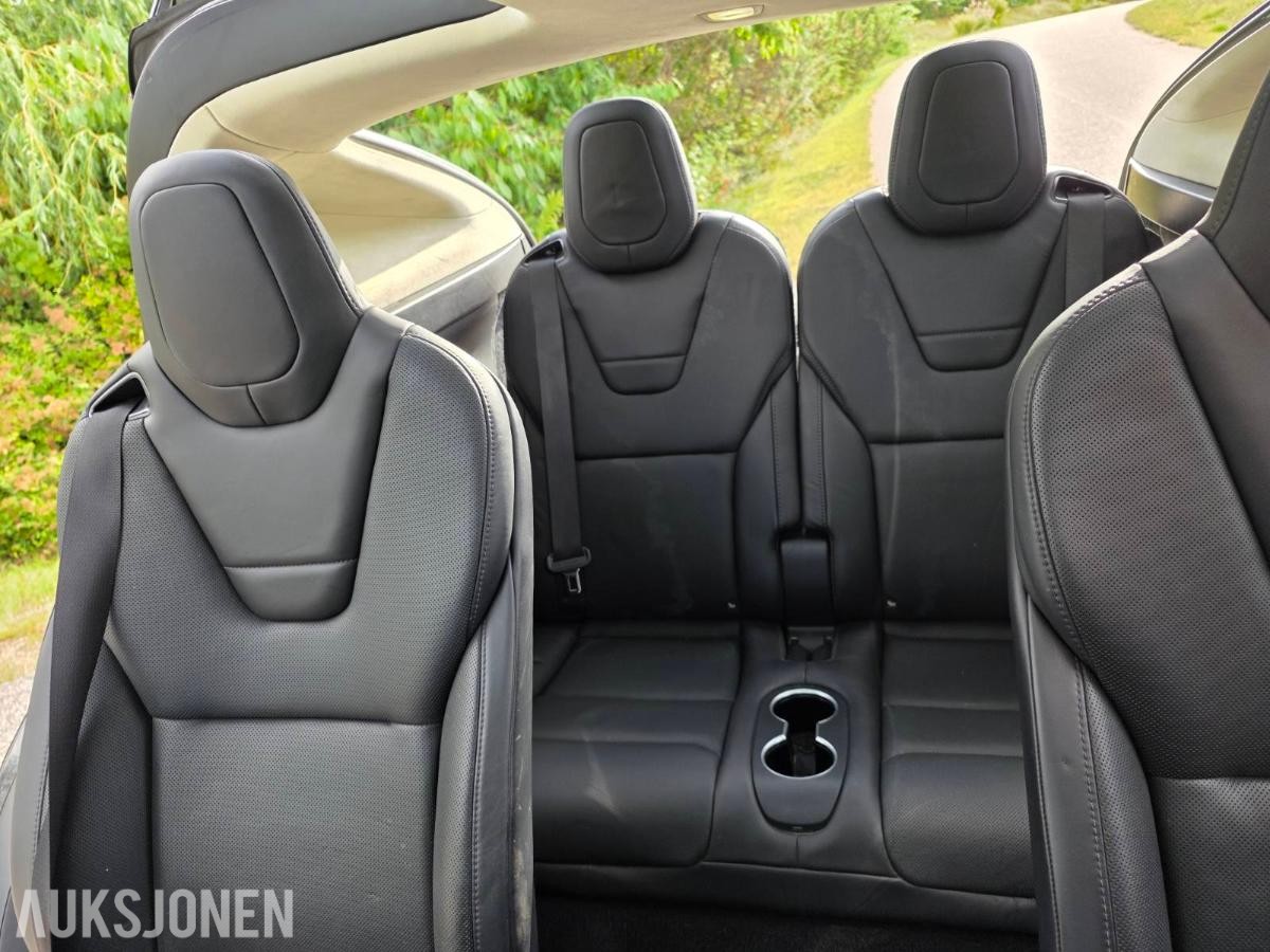 2016 Tesla Model X 90D 6-seter Panorama soltak, Hengerfeste, Ryggekamera